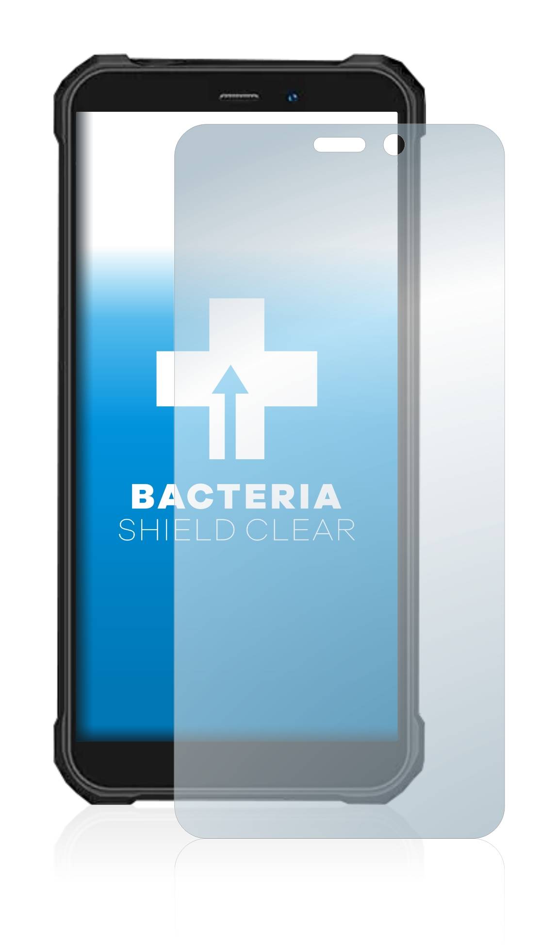 upscreen Schutzfolie für Oukitel WP20 Pro Antibakterielle Folie Klar Anti-Kratzer