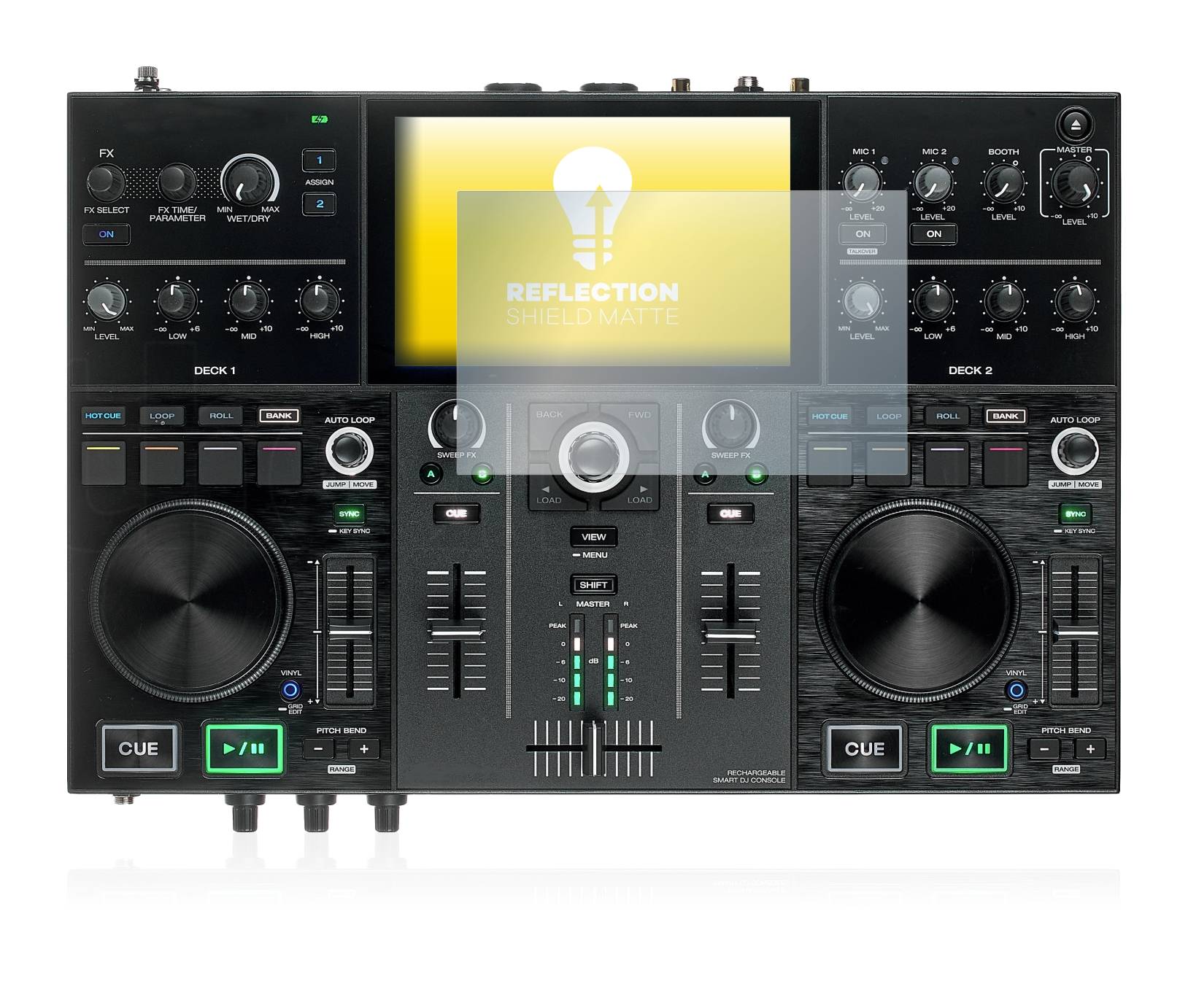 upscreen Reflection Shield Matte Premium Displayschutzfolie für Denon DJ Prime