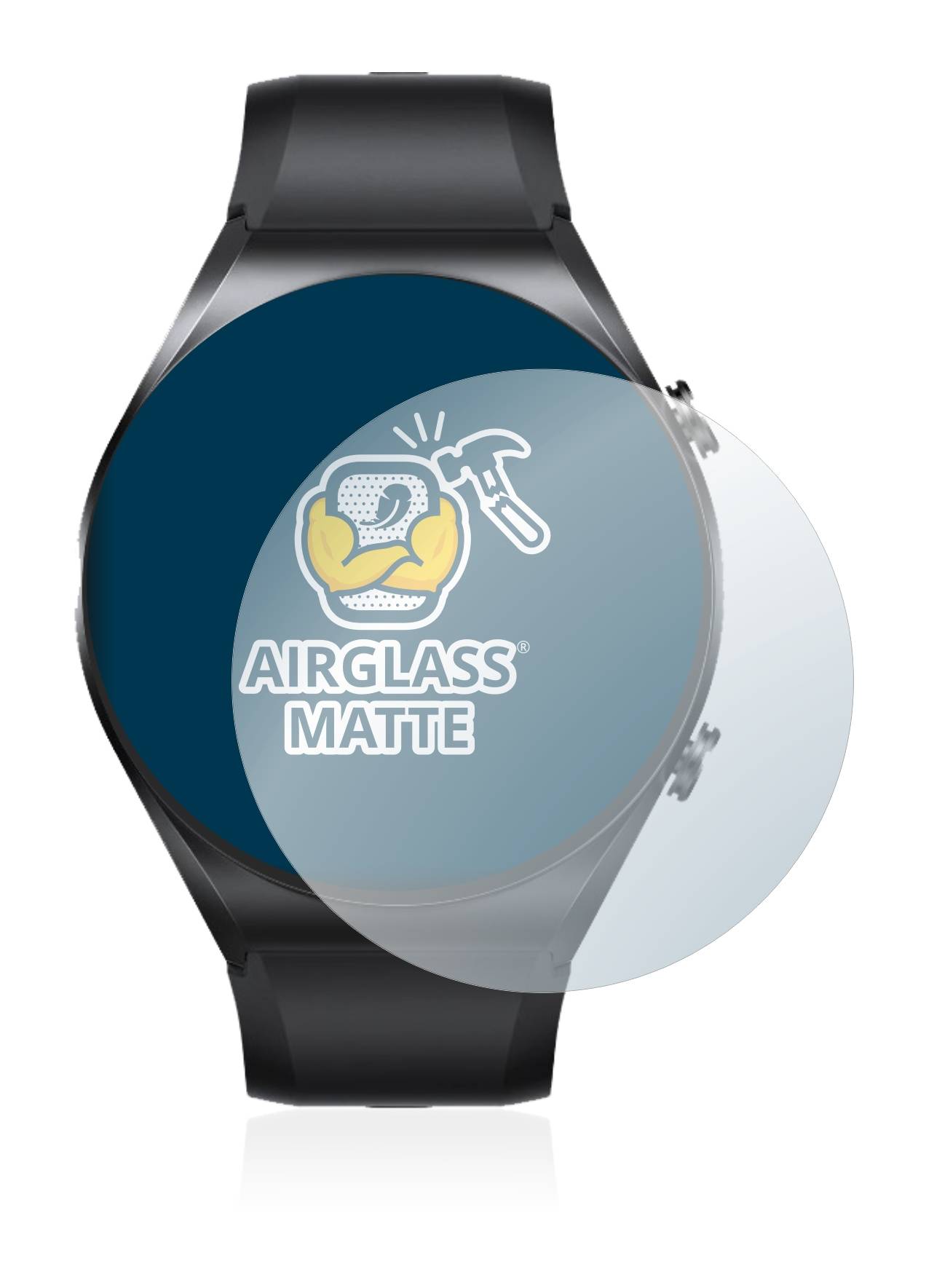 BROTECT AirGlass Matte Schutzglas Folie für Xiaomi Watch S1