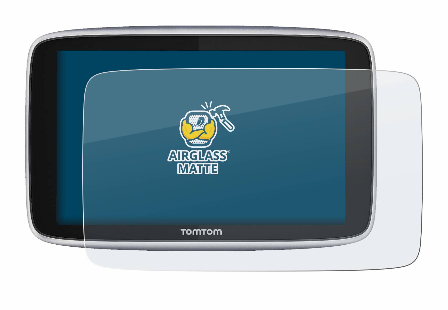 BROTECT AirGlass Schutz Glas Folie für TomTom GO Premium X / TomTom GO Premium (6'') Matt Entspiegelt