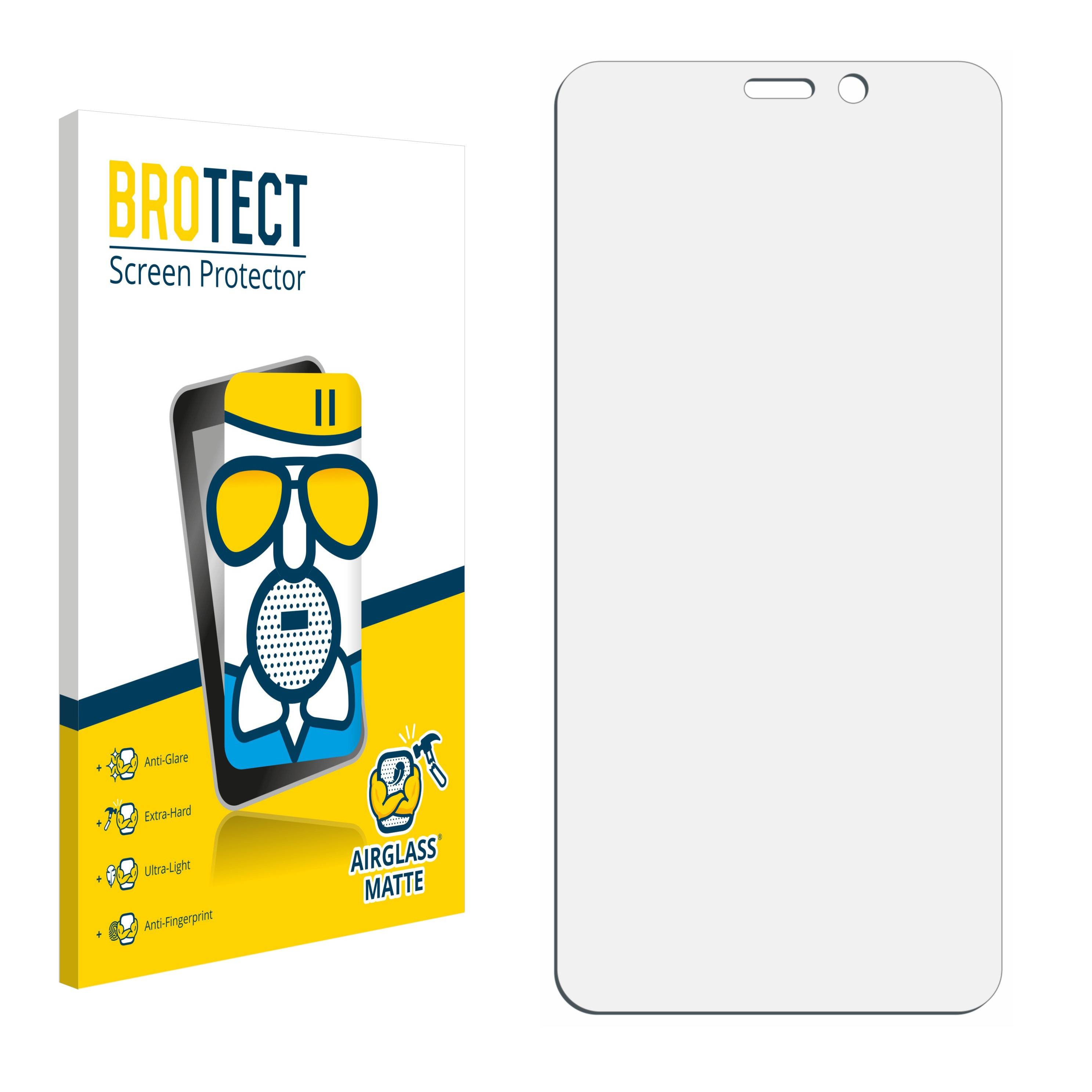 BROTECT AirGlass Flexible Schutz Glas Folie für Oukitel WP20 Pro Matt Entspiegelt