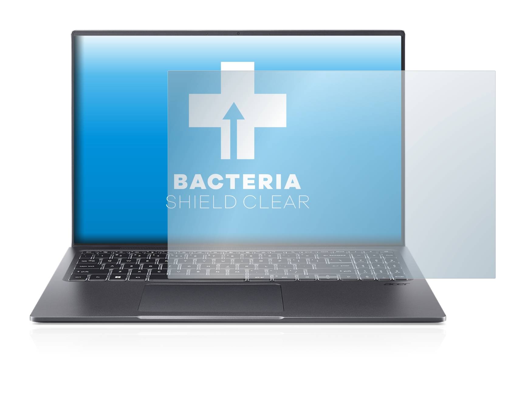 upscreen Bacteria Shield Clear Premium Antibakterielle Displayschutzfolie für Acer Swift X