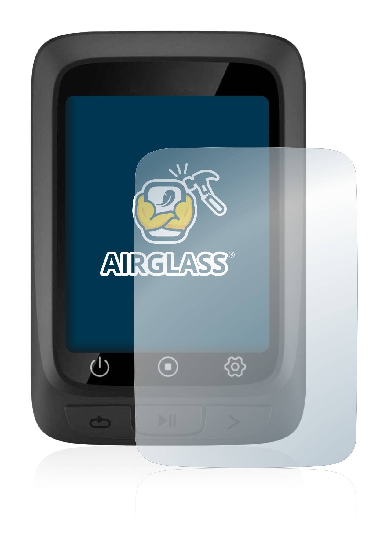 BROTECT AirGlass Flexible Schutz Glas Folie für CooSpo BC107 Klar Transparent