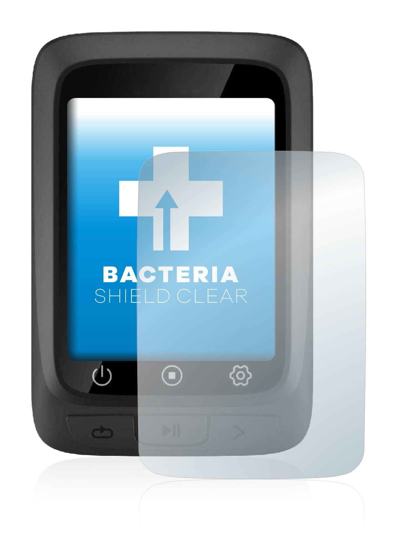 upscreen Bacteria Shield Clear Premium Antibakterielle Displayschutzfolie für CooSpo