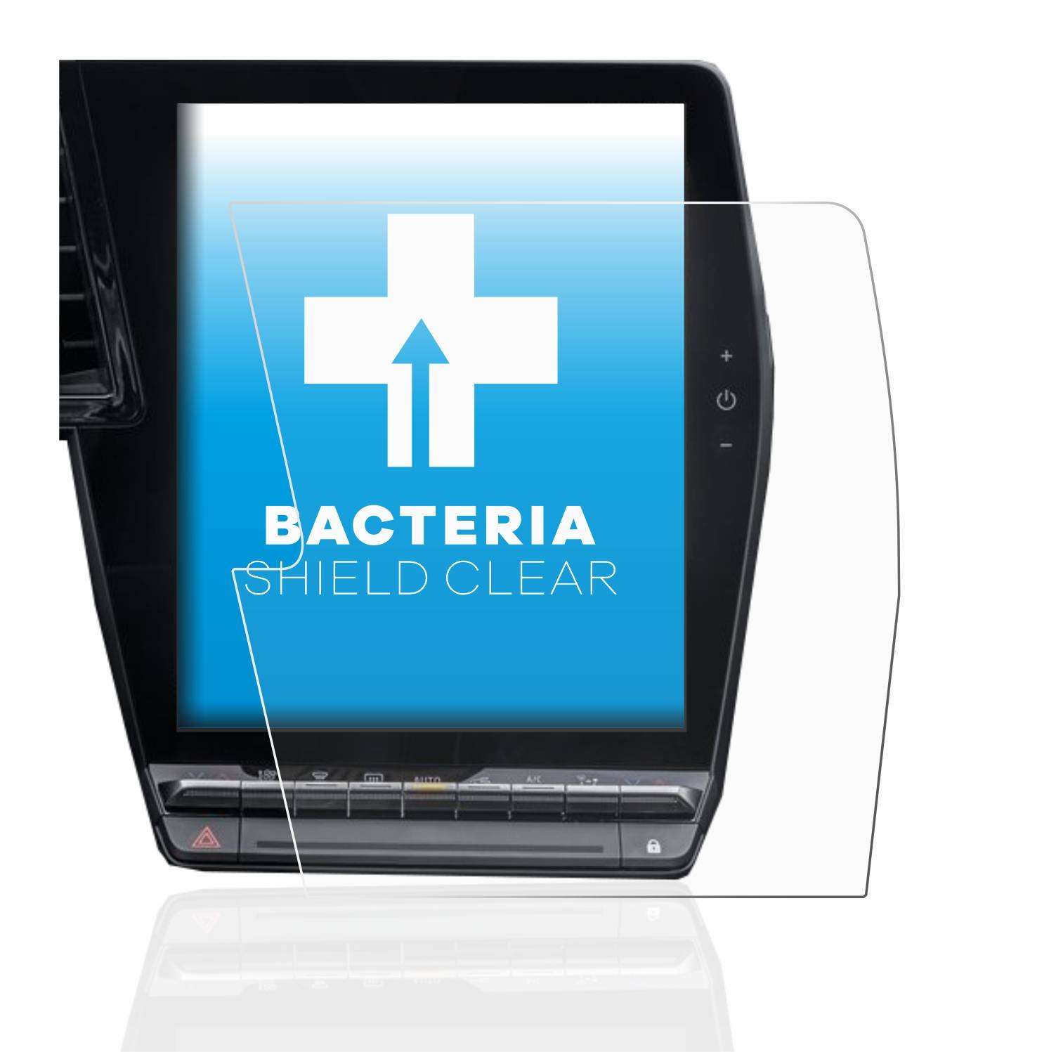 upscreen Bacteria Shield Clear Premium Antibakterielle Displayschutzfolie für Renault Megane