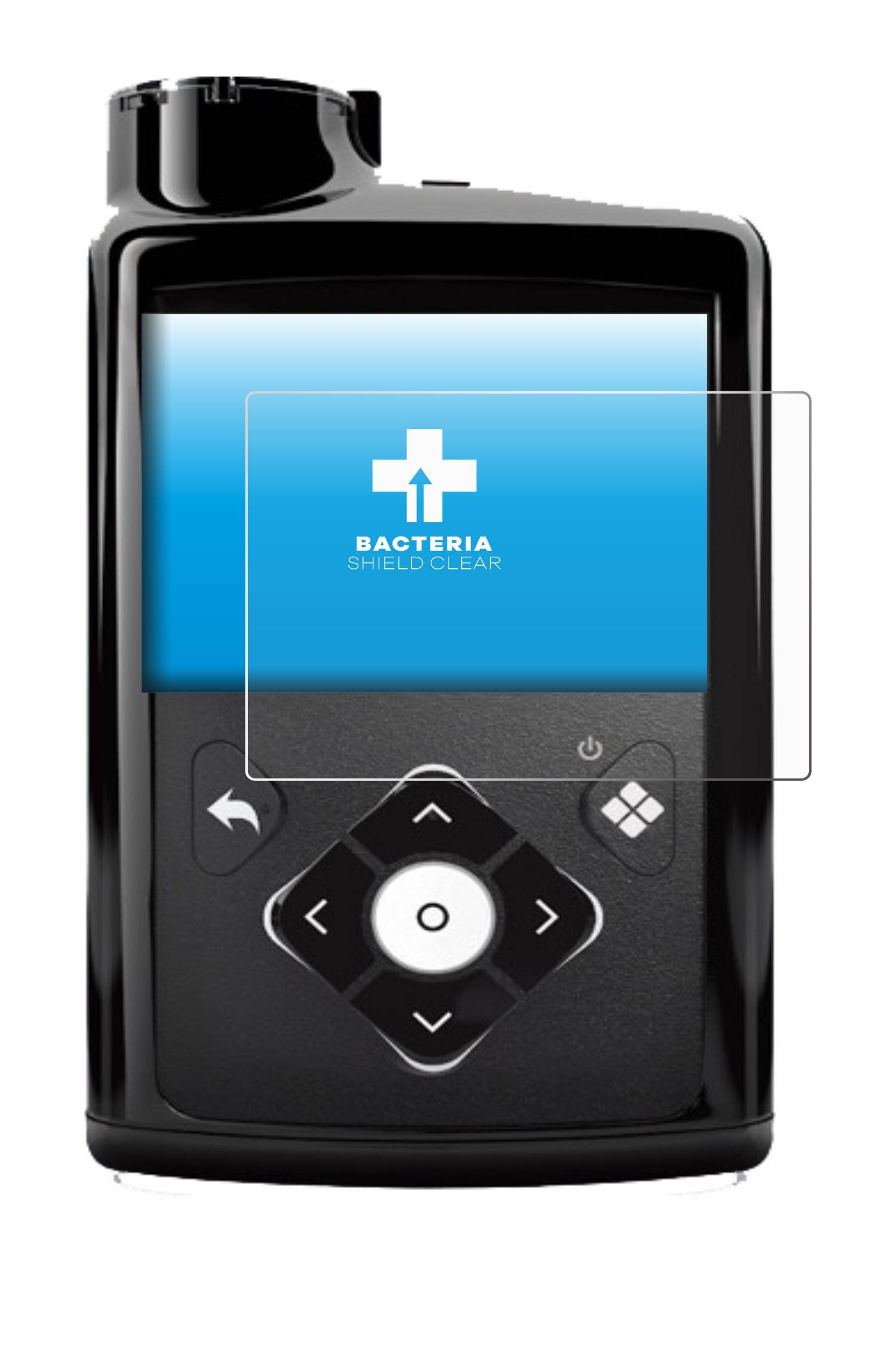 upscreen Bacteria Shield Clear Premium Antibakterielle Displayschutzfolie für Medtronic