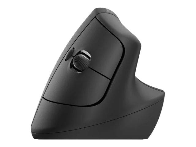 Logitech Lift Vertical Ergonomic Mouse Ergonomische Maus Bluetooth®, Funk Optisch Graphite 6 Tasten 4000 dpi Ergonomisch