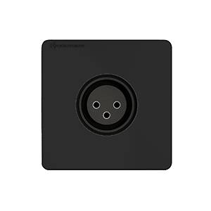 Kindermann 7457 000 412 - XLR - Anthrazit - Kunststoff - 4 cm - 1 Stück(e) - Kon