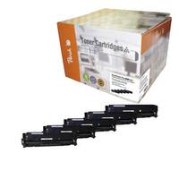 Peach Combi-Pack PLUS - 5er-Pack - Schwarz, Gelb, Cyan, Magenta - kompatibel - wiederaufbereitet - Tonerpatrone (Alterna