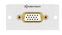 Kindermann Konnect 50 alu - Modulares Faceplate-Snap-In