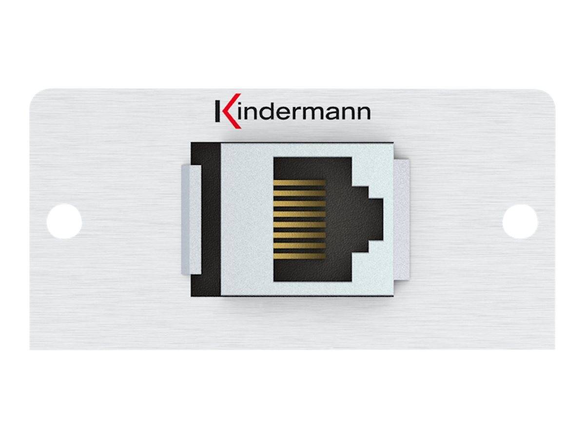 Kindermann Konnect 50 alu - Modulares Faceplate-Snap-In