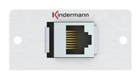 Kindermann Konnect 50 alu - Modulares Faceplate-Snap-In