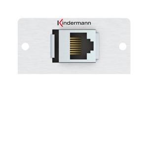 Kindermann Konnect 50 alu - Modulares Faceplate-Snap-In