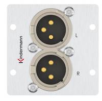 Kindermann Konnect 50 alu - Modulares Faceplate-Snap-In