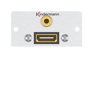 Kindermann Konnect 50 alu - Modulares Faceplate-Snap-In