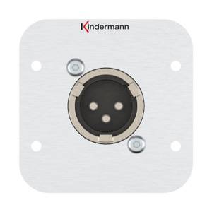 Kindermann Konnect 54 alu - Modulares Faceplate-Snap-In
