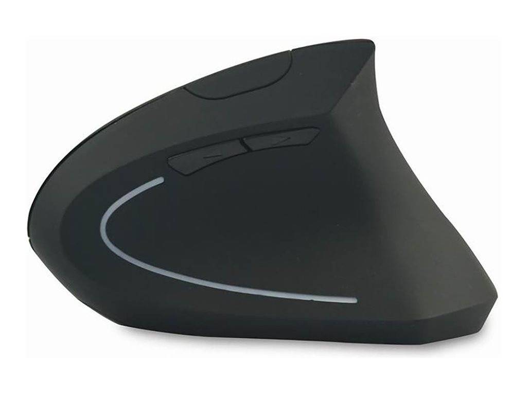 Acer - Maus - vertikal - ergonomisch - Für Rechtshänder - optisch - 6 Tasten - kabellos - 2.4GHz - kabelloser Empfänger