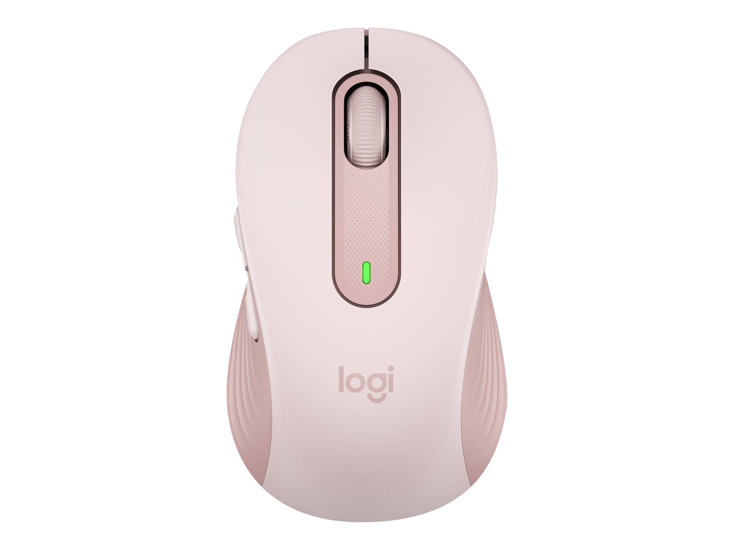 Logitech Signature M650 Maus Funk, Bluetooth® Rechtshänder Größe: M Optisch Rose 5 Tasten 4000 dpi