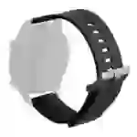 PURO UNIWBICON20BLK, Band, Smartwatch, Schwarz, Universal, Silikon, Grau PURO UNIWBICON20BLK, Band, Smartwatch, Schwarz, Universal, Silikon, Grau