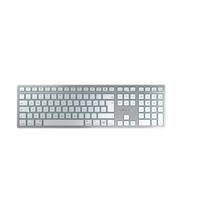CHERRY KW 9100 SLIM FOR MAC Kabellos Tastatur Deutsch, QWERTZ Weiß