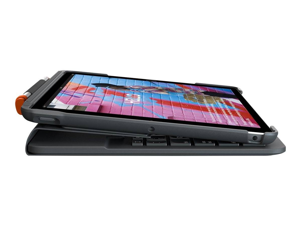 Logitech Slim Folio Tablet-Cover Apple iPad 10.9 (10. Gen., 2022) 27,7cm (10,9") Book Cover Schwarz