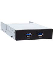 Chieftec PC-Gehäuse Blende Schwarz, Silber
