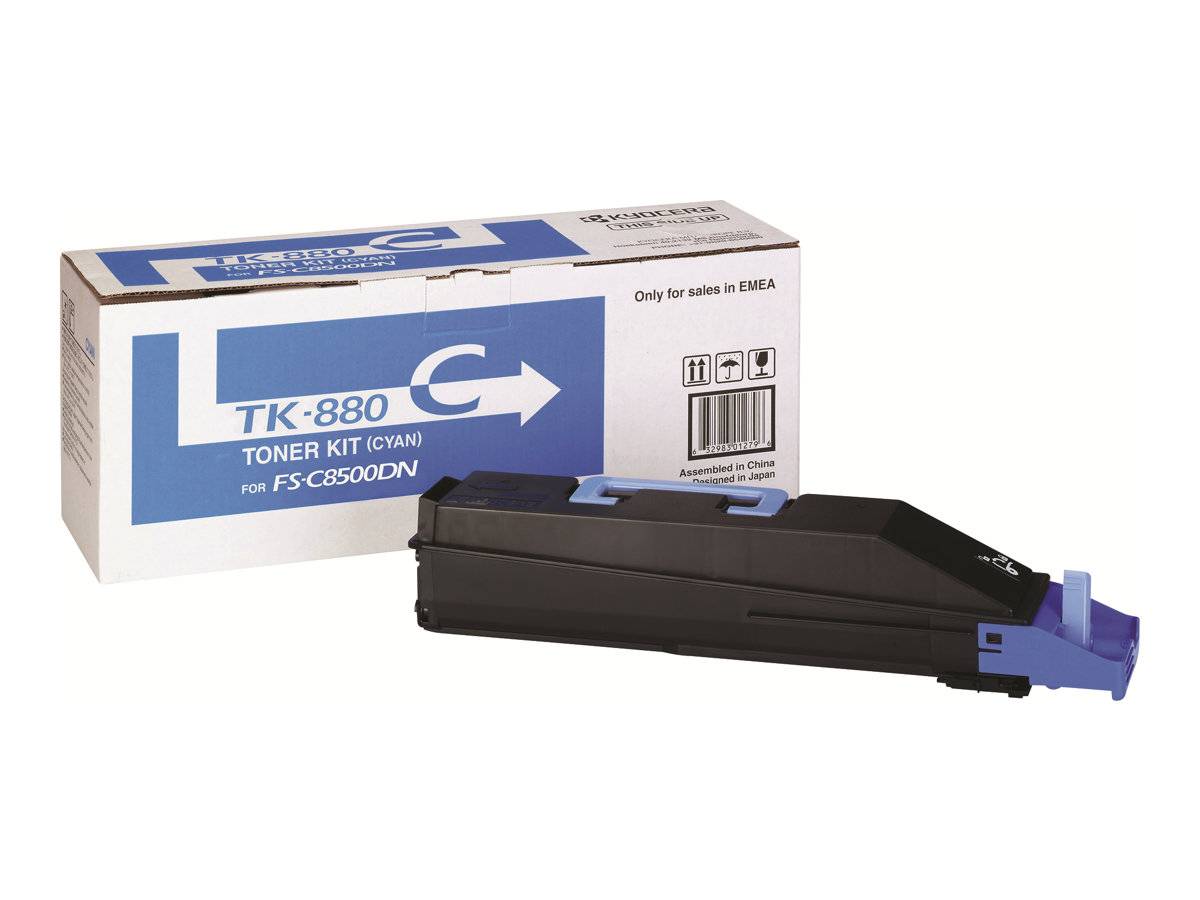 Kyocera TK 880C - Cyan - Original - Tonerpatrone