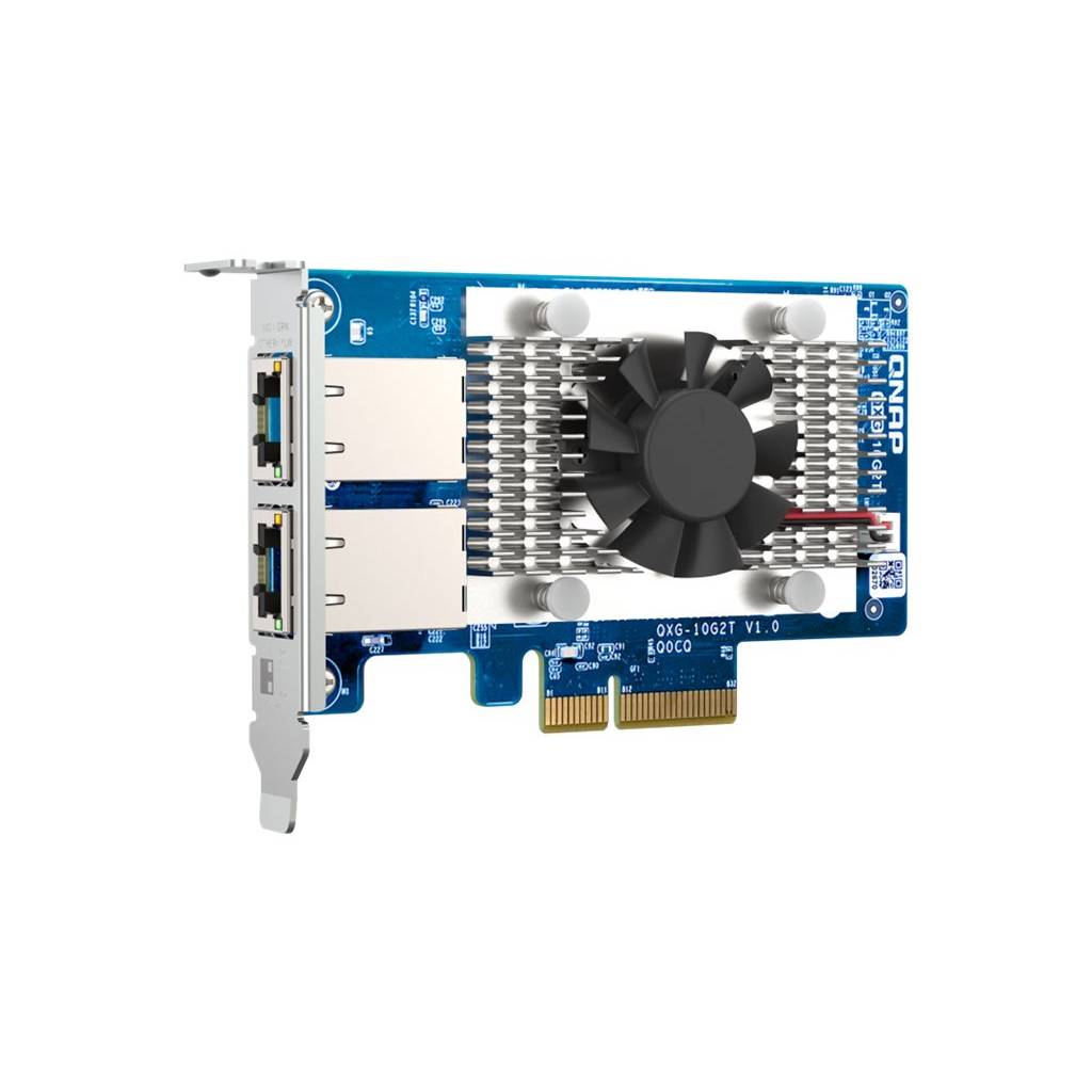 QNAP QXG-10G2T - Netzwerkadapter - PCIe 3.0 x4 Low-Profile - 100M/1G/2.5G/5G/10