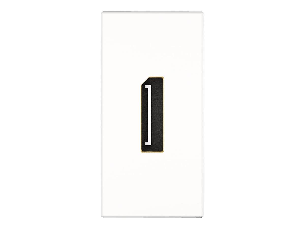 Kindermann Konnect flex 45 click - Modulares Faceplate-Snap-In