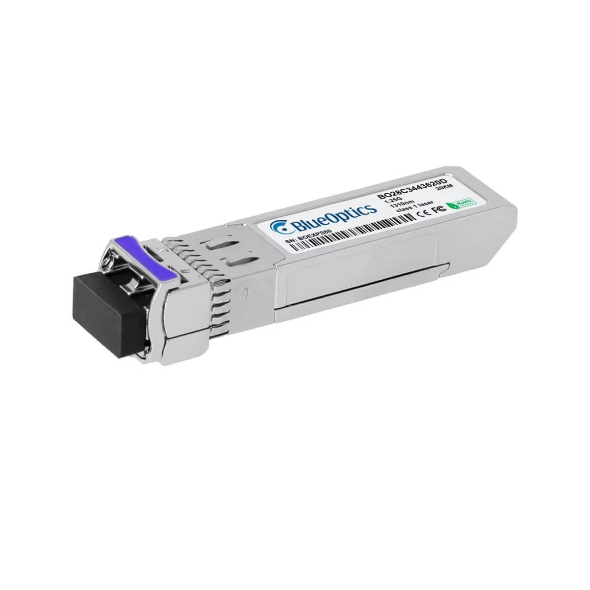 Calix 100-01792 BO28C4334620D cSFP Transceiver, 1000BASE-2BX-D, Singlemode Fiber