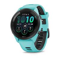 Garmin Forerunner 265 - 46 mm - Aqua - intelligente Uhr mit Riemen - Handgelenkgröße: 135-205 mm - Anzeige 3.25 cm (1.3"