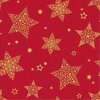 Papstar 88169, Rot, Seidenpapier, Muster, 51 g/m², 330 mm, 33 cm
