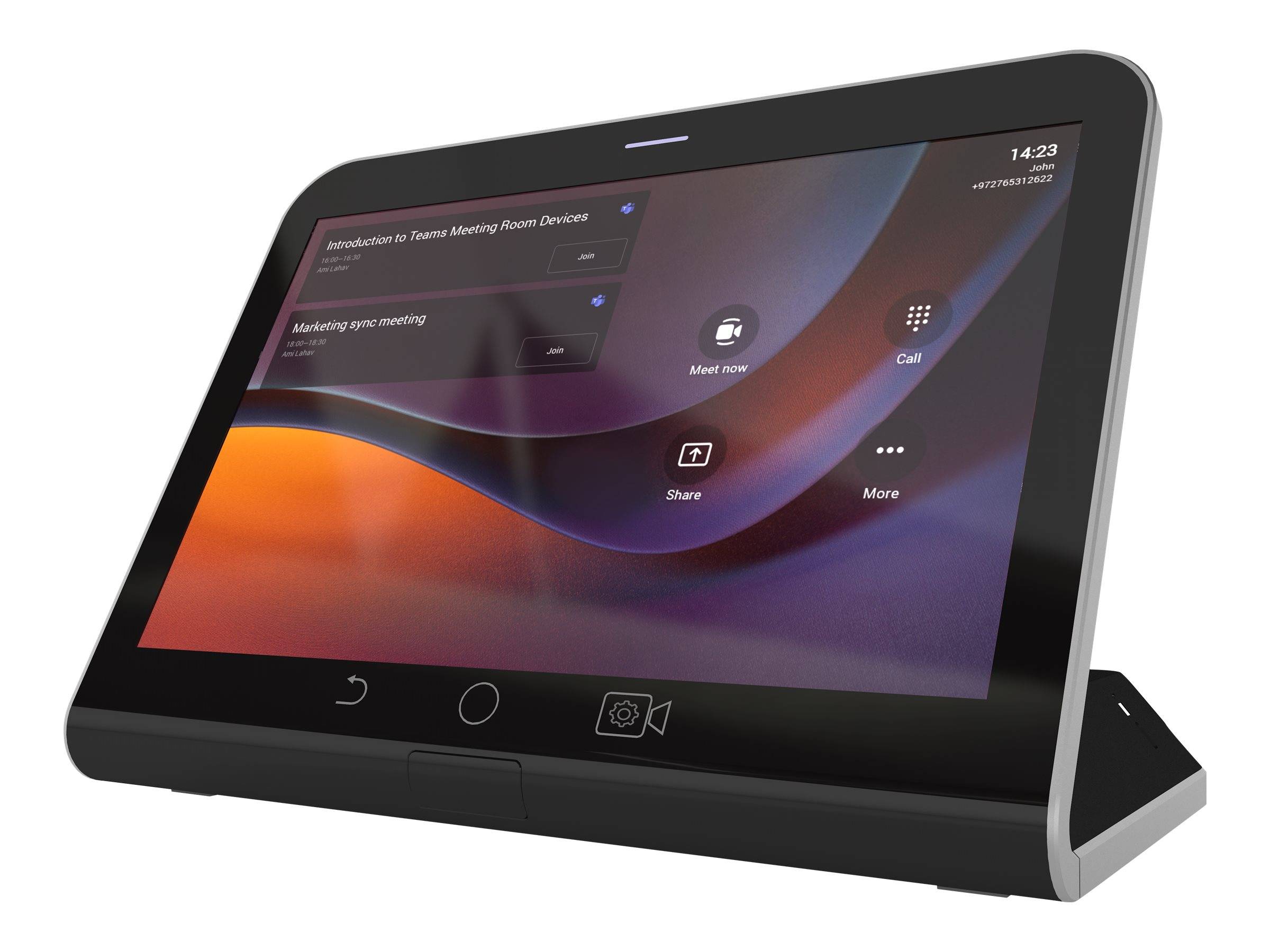 AudioCodes RX-PAD Controller Nero (AUDIOCODES TEAMS RX PAD TOUCH CONTROLLER)