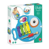 JUMBO SPIELE - Goula Glupi Musik 3 in 1, Spielzeug-Musikinstrument, Xylophon, 3 Jahr(e), 310 g, Mehrfarbig