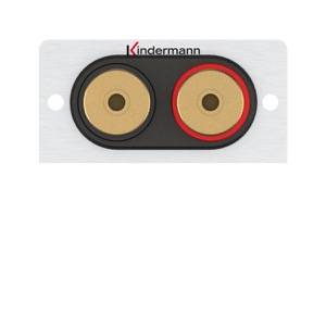 Konnect 50 alu - Modulares Faceplate-Snap-In - Lautsprecher (festverdrahtet)