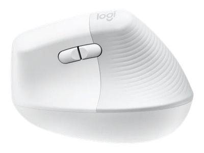 Logitech Lift Vertical Ergonomic Mouse Ergonomische Maus Bluetooth®, Funk Optisch Weiß 6 Tasten 4000 dpi Ergonomisch