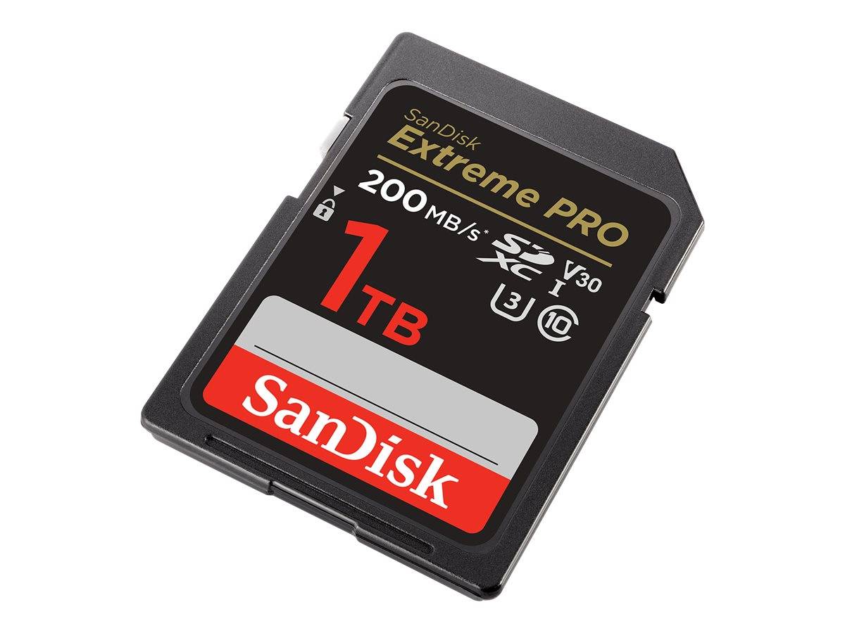 SanDisk Extreme PRO SDXC-Karte 1000GB Class 10 UHS-I stoßsicher, Wasserdicht