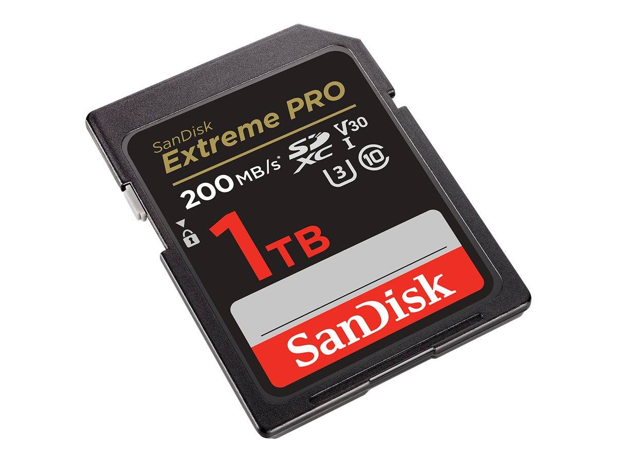 SanDisk Extreme PRO SDXC-Karte 1000GB Class 10 UHS-I stoßsicher, Wasserdicht