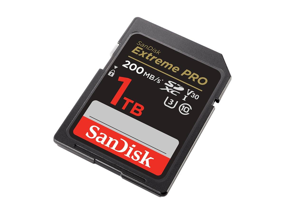 SanDisk Extreme PRO SDXC-Karte 1000GB Class 10 UHS-I stoßsicher, Wasserdicht