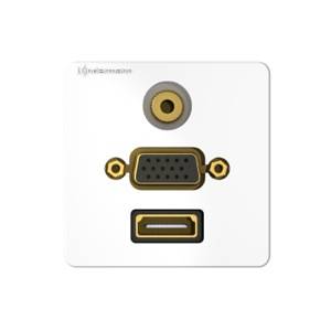 Kindermann Anschlussblende Kon.Design click,HDMI VGA 7456000586