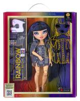 Rainbow High Modepuppe Kim Nguyen Blaue Puppe Modisches Outfit Accessoires 4+
