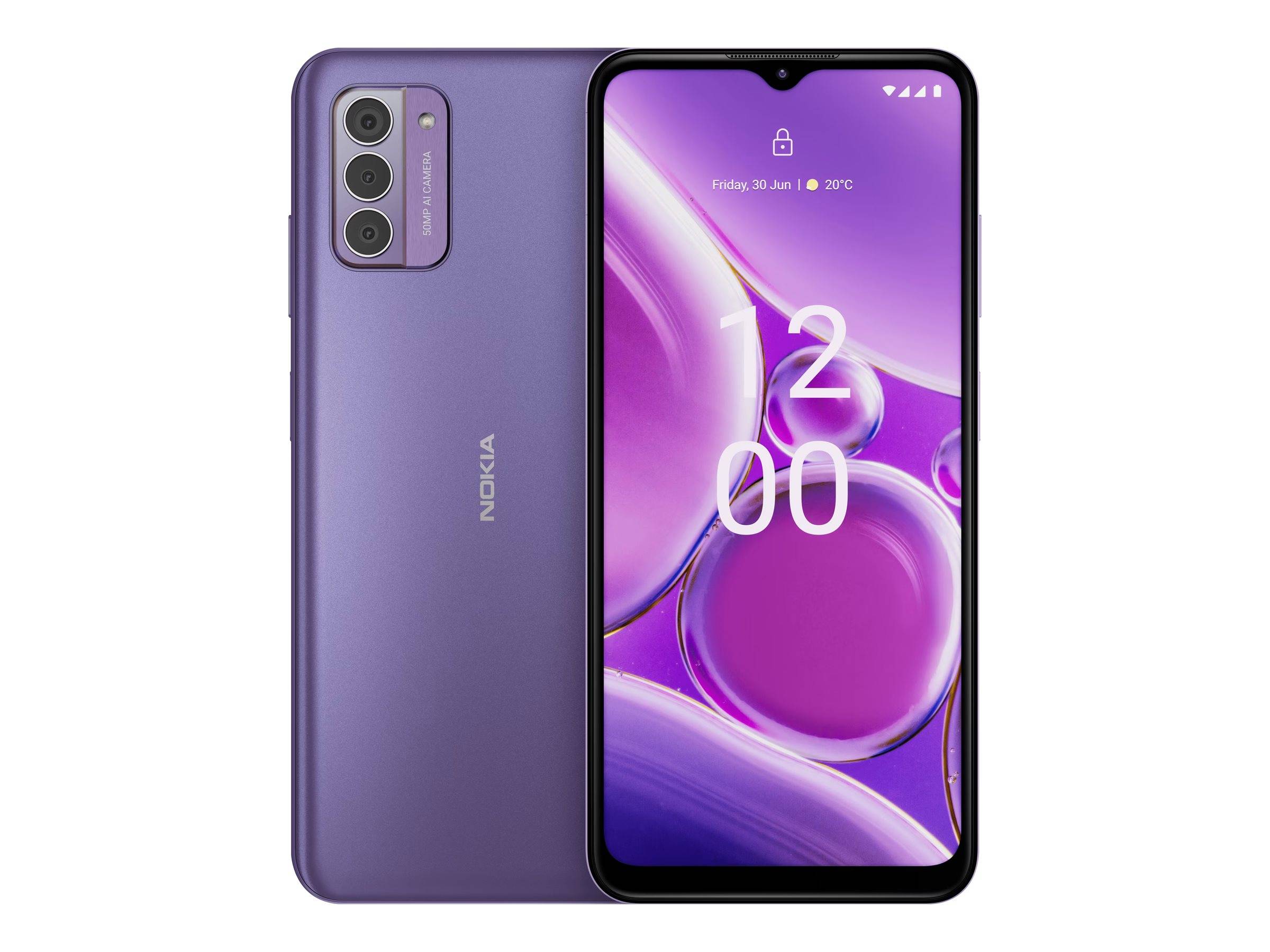 5G Smartphone Nokia G42 5G 128 GB 16.7 cm (6.56 Zoll) Lavendel Android™ 13 Single-SIM