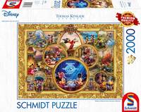 Schmidt Spiele Thomas Kinkade Studios: Disney Dreams Collections -Mickey & Minnie, 2000 Stück(e), Cartoons, 12 Jahr(e)