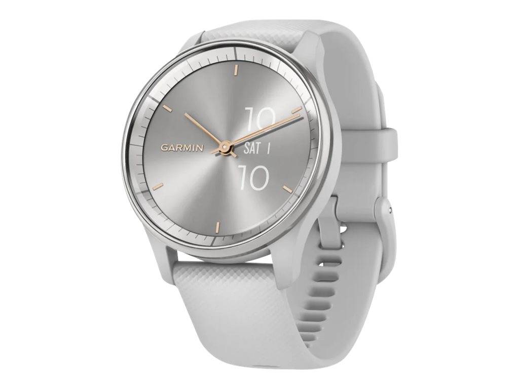 Garmin VIVOMOVE TREND Smartwatch Hellgrau, Silber