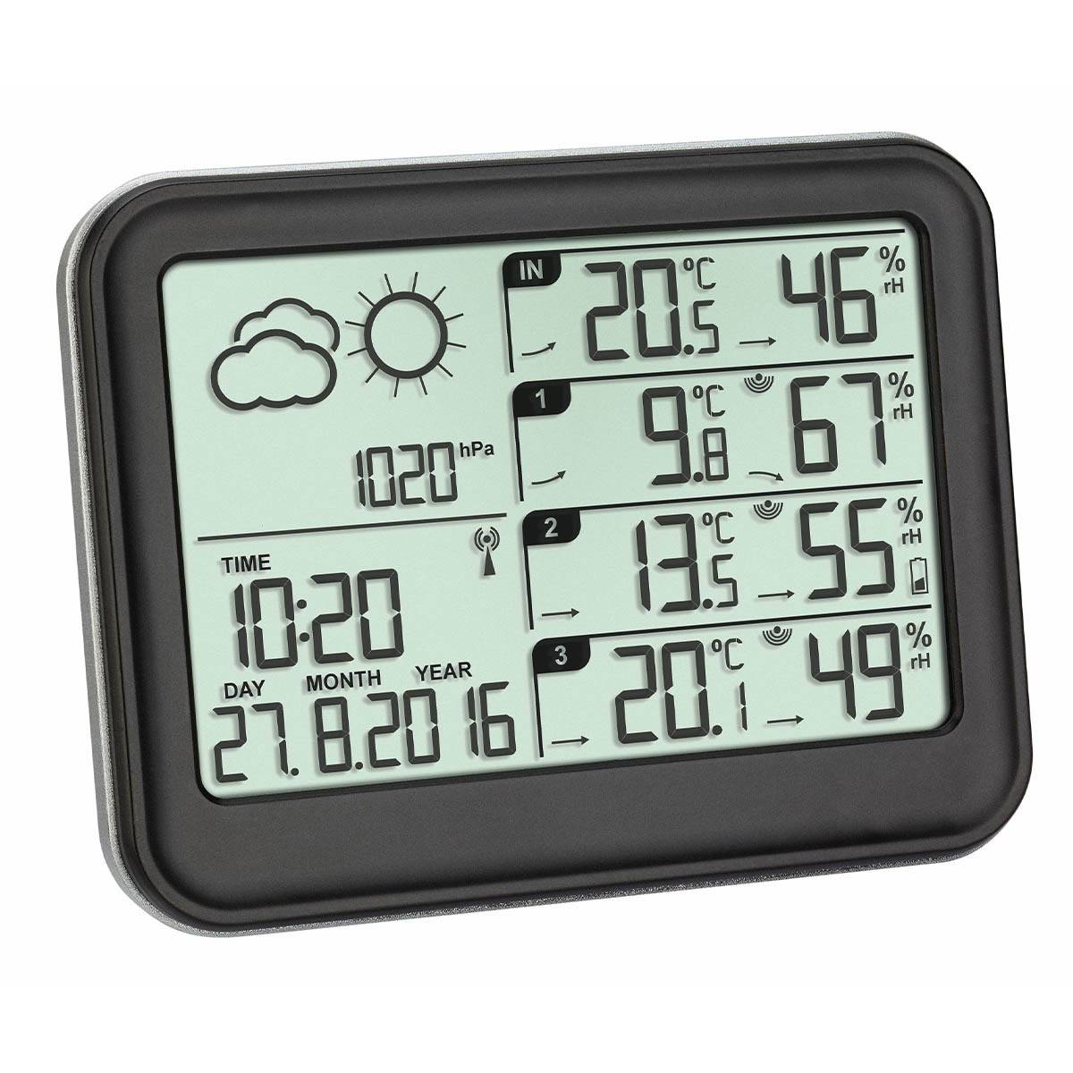 TFA Dostmann View 35.1142.01 Funk-Wetterstation Anzahl Sensoren max. 3