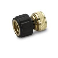 Kärcher Home & Garden 2.645-017.0 Kärcher Messing Schlauchkupplung 13 mm (1/2") - 15 mm (5/8") Wasserstop