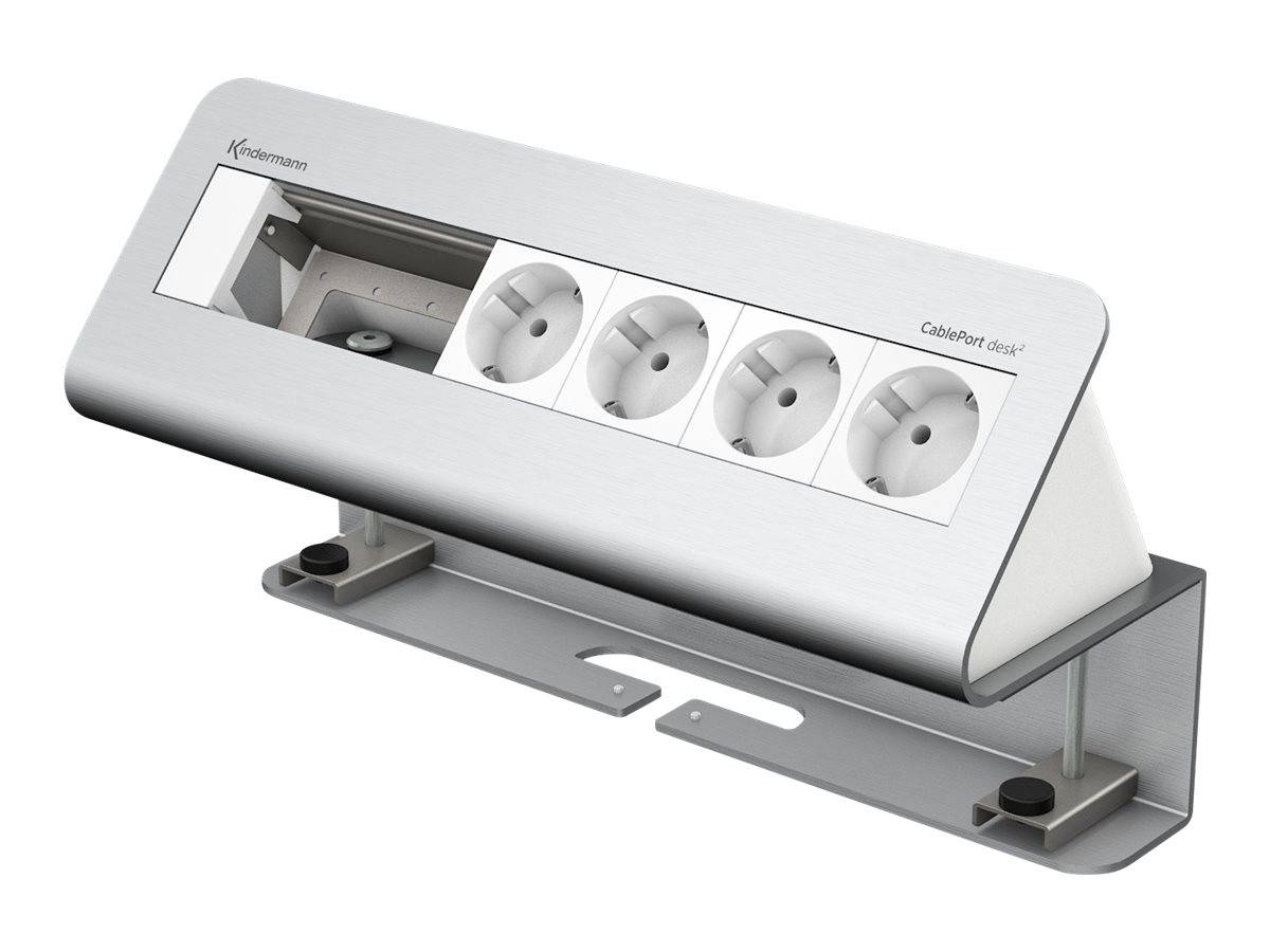 Kindermann CablePort desk² 6-fold - Steckdosengehäuse