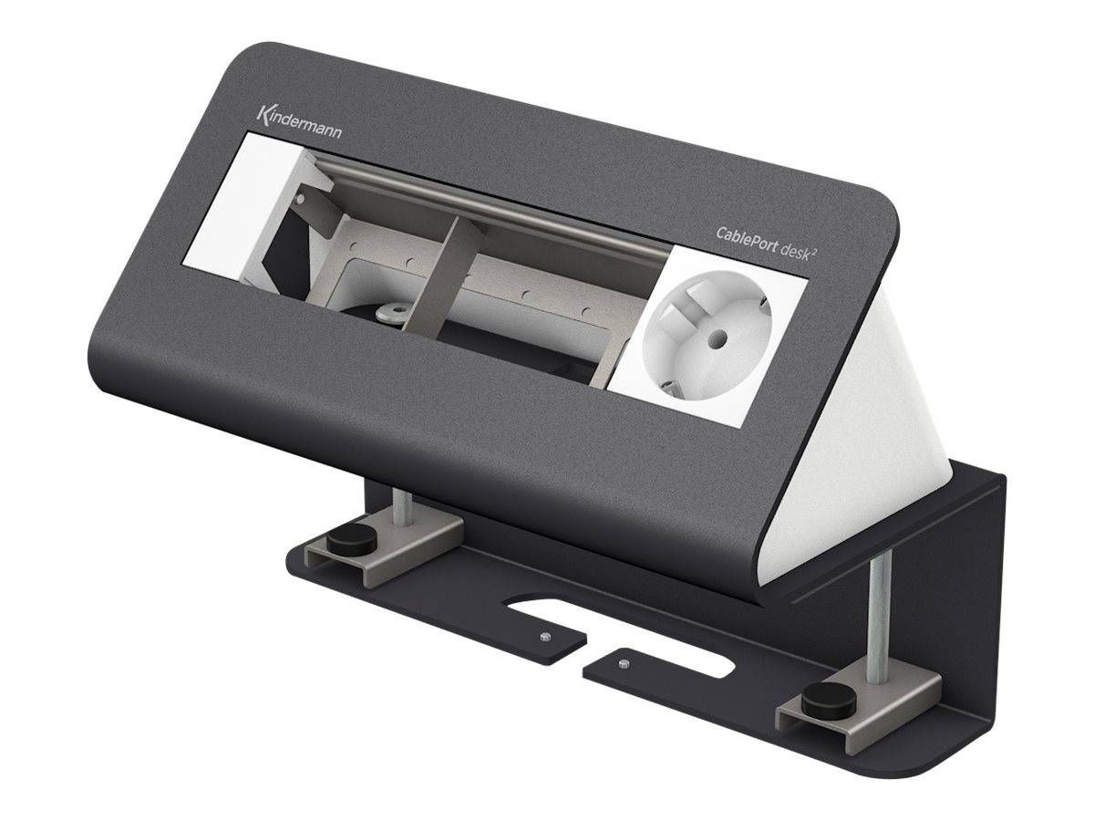 Kindermann CablePort desk² 4-fold - Steckdosengehäuse