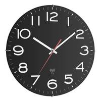 TFA Dostmann 60.3509 Funk Wanduhr 300 mm x 40 mm Schwarz