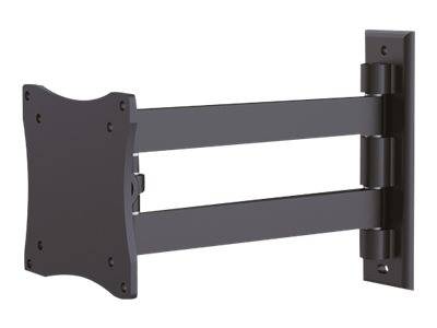 Neomounts Monitor-Wandhalterung FPMA-W820BLACK 1 Display(s) 25,4cm (10") - 68,6cm (27") Schwarz Neigbar, Schwenkbar, Ausziehbar